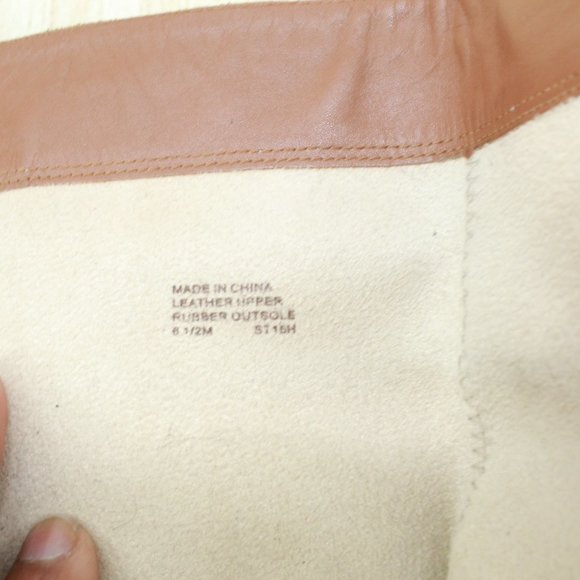 Michael Kors St15h Brown Zip-up Knee High Lined Leather Boots Size 6.5 M - Picture 13 of 13